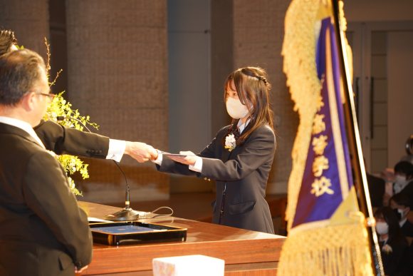 3月1日「令和4年度 卒業証書授与式」を挙行いたしました